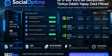 SocialOptima Arena V4 GPU’suz VDS Microsoft Phi-4 ve NVIDIA Nemotron karşılaştırması