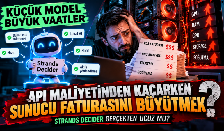 Strands Decider Testi: Küçük AI’ın Gizli Sunucu Maliyeti